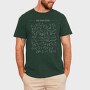 Chalk Hand Drawn Animals Silhouettes, Tricou Barbati (Unisex)