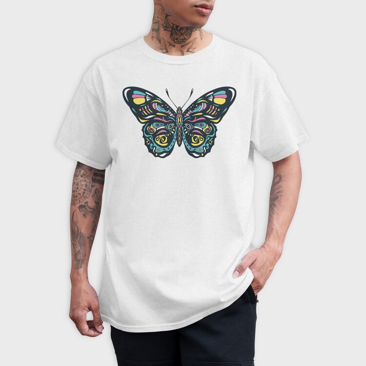 Colorful Butterfly, Tricou Barbati (Unisex)