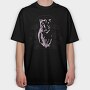 Lioness And Nature Tote, Tricou Oversize Barbati (Unisex)