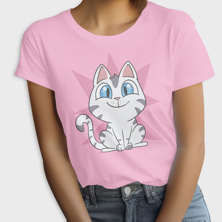 Cartoon Kitten, Tricou Femei