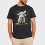 Cute Sheep And Moon, Tricou Barbati (Unisex)