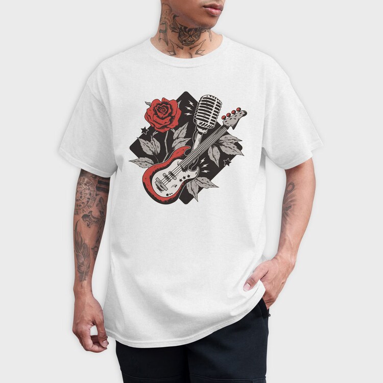 Rockabilly, Tricou Barbati (Unisex)