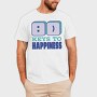 Smile Keys To Happiness Quote, Tricou Barbati (Unisex)