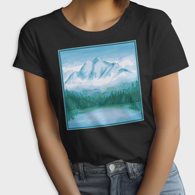 Mountain Painting, Tricou Femei
