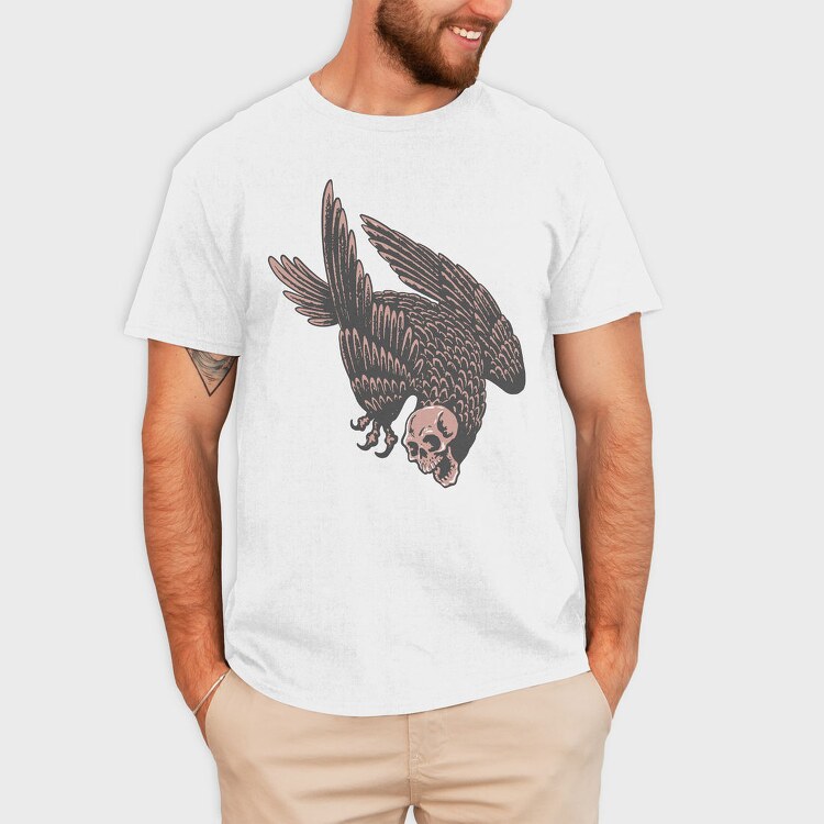 Skull Hawk, Tricou Barbati (Unisex)