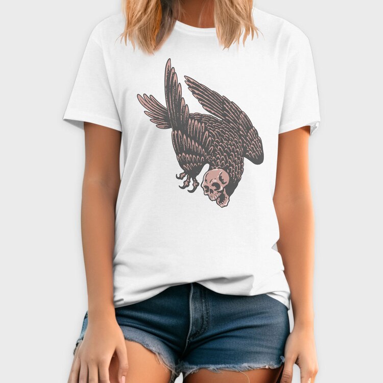 Skull Hawk, Tricou Barbati (Unisex)