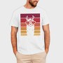 Llama Animal Retro Sunset, Tricou Barbati (Unisex)