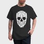 Skull Made Of Cat Animals, Tricou Barbati (Unisex)