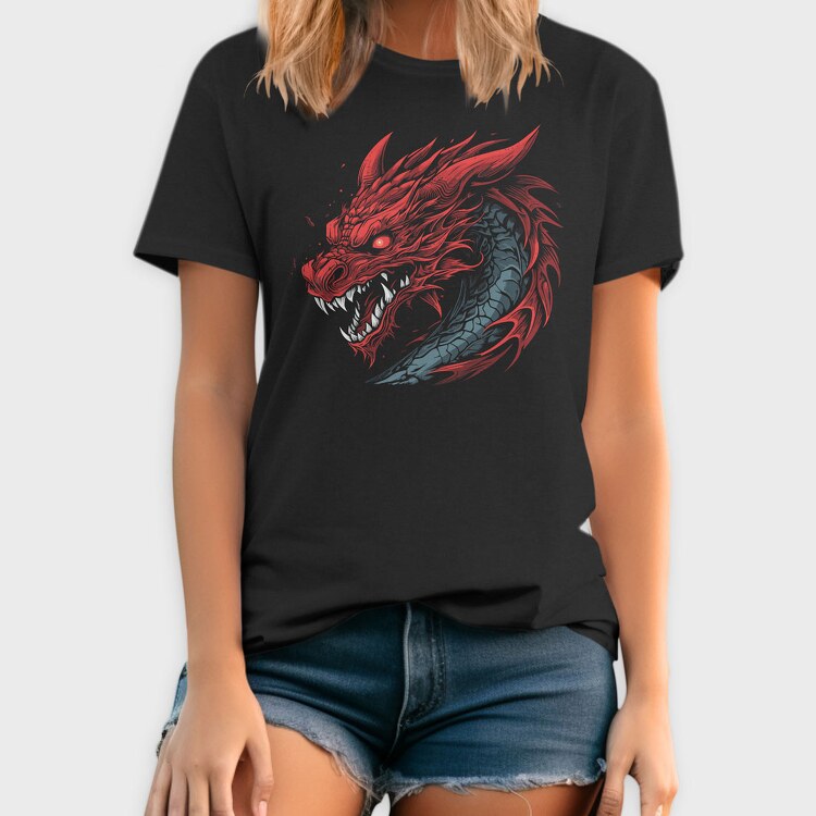Red Dragon, Tricou Barbati (Unisex)
