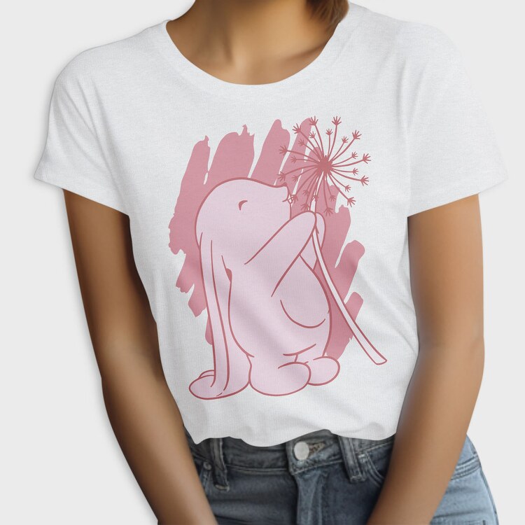 Rabbit And Dandelion, Tricou Femei