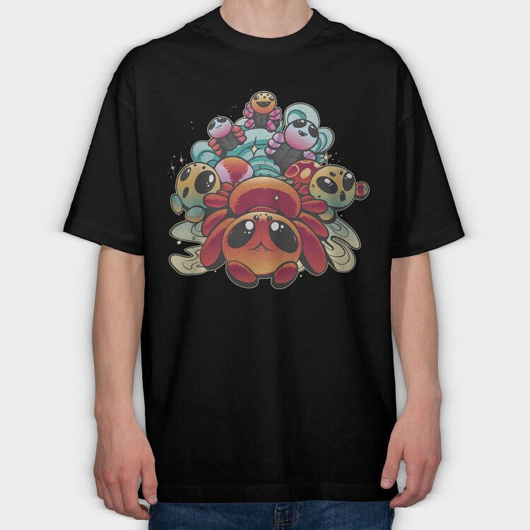 Cute Tarantulas, Tricou Oversize Barbati (Unisex)