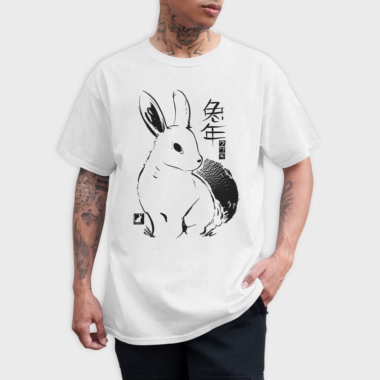 Rabbit Year Traditional, Tricou Barbati (Unisex)