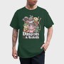 Dungeons And Axolotls Dungeon, Tricou Barbati (Unisex)
