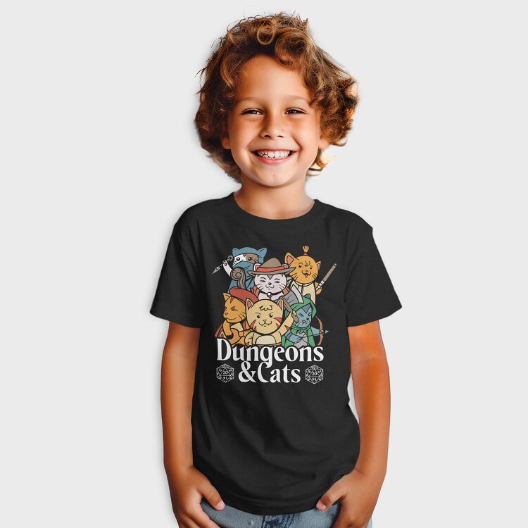 Dungeons And Cats, Tricou Copii