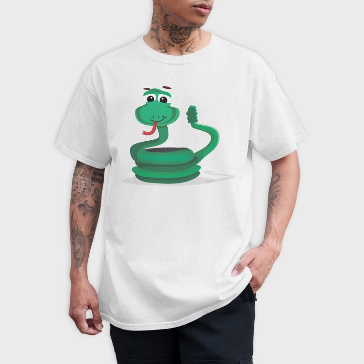 Snakey Tongue, Tricou Barbati (Unisex)