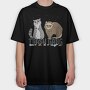 Raccoon And Possum Animals, Tricou Oversize Barbati (Unisex)