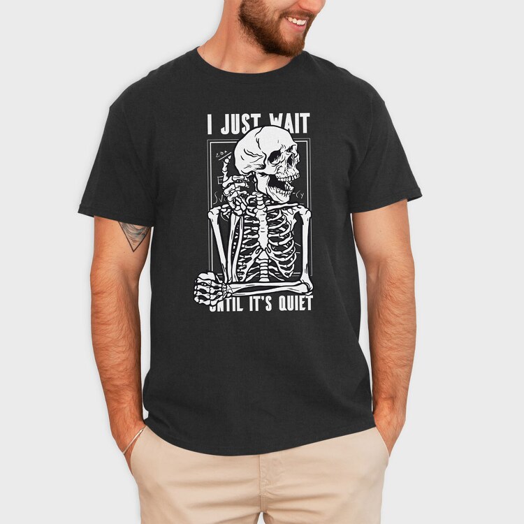 Skeleton Idea, Tricou Barbati (Unisex)