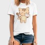 Sneezing Cat Character, Tricou Barbati (Unisex)