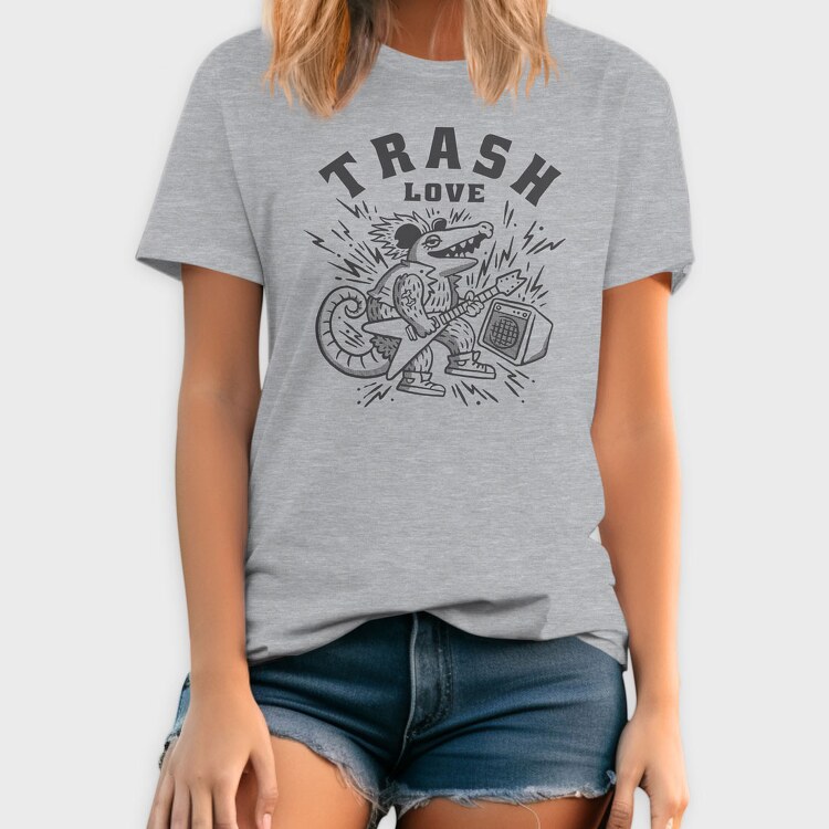 Possum Trash Love, Tricou Barbati (Unisex)