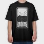 Cool Lovers Tarot Card The Cat, Tricou Oversize Barbati (Unisex)