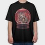 Snow Globe Christmas Snowball, Tricou Oversize Barbati (Unisex)