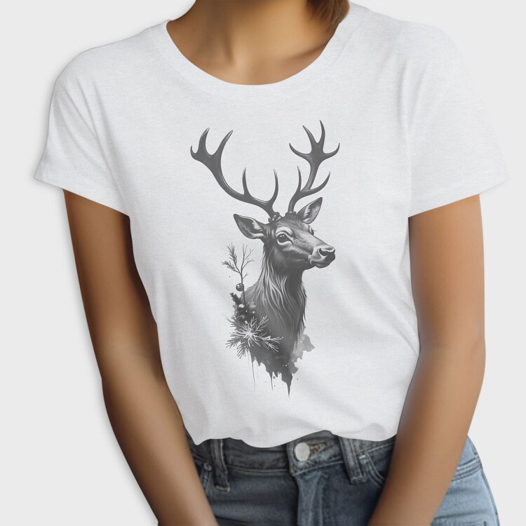 Reindeer Christmas, Tricou Femei