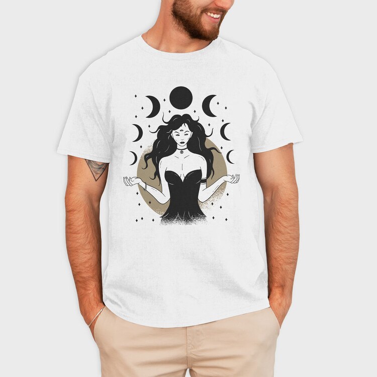 Lunar Goddess, Tricou Barbati (Unisex)