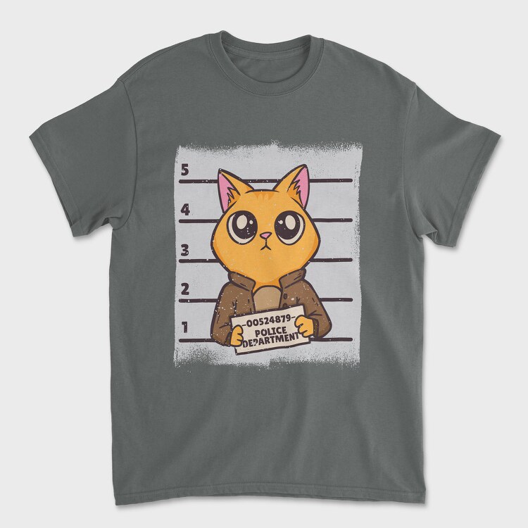 Tricou Barbati (Unisex), Mugshot Cat