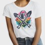 Rainbow Gardening Tools Graffiti, Tricou Femei