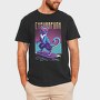 Cyberpunk Skater Cat, Tricou Barbati (Unisex)