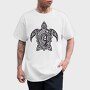 Cool Tribal Sea Turtle, Tricou Barbati (Unisex)