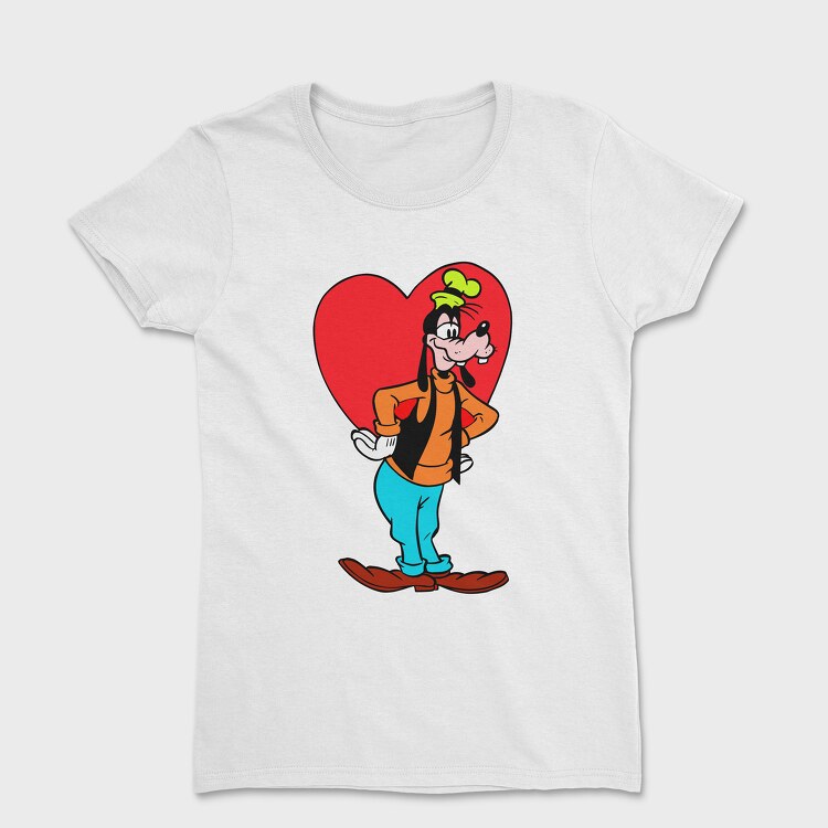 Cartoon Retro Goofy 2, Tricou Femei