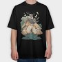 Magical Bug Creature Cottagecore Man, Tricou Oversize Barbati (Unisex)