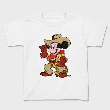 Cartoon Retro Mickey Mouse 4, Tricou Copii