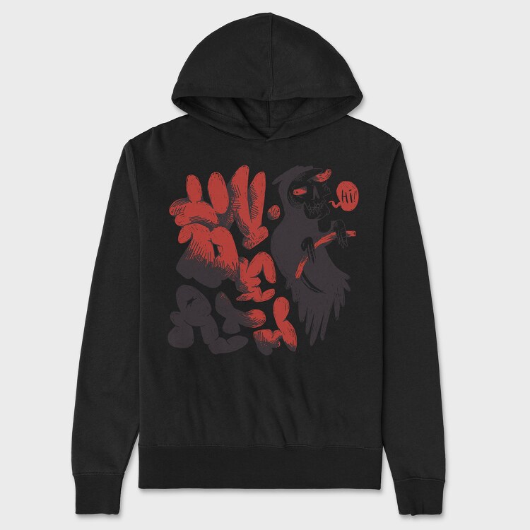 Funny Afterlife 01, Hanorac Oversize Barbati (Unisex)