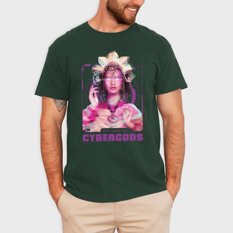 Cyborg Goddess Gods, Tricou Barbati (Unisex)