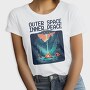 Outer Space Inner Peace Camping, Tricou Femei