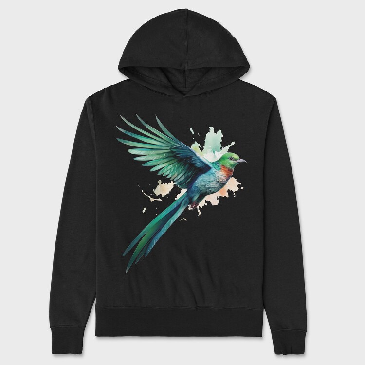 Hanorac Barbati (Unisex), Realistic Quetzal