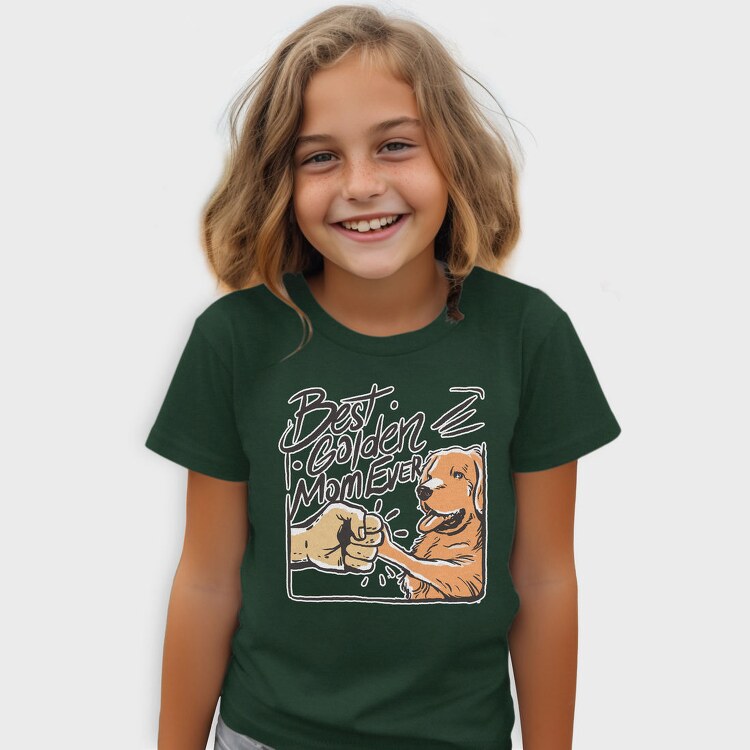 Best Golden Mom Ever Retriever, Tricou Copii