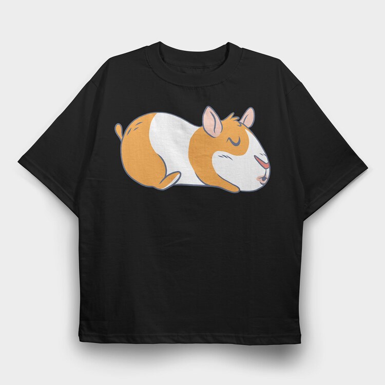 Sleepy Squirrel, Tricou Oversize Barbati (Unisex)