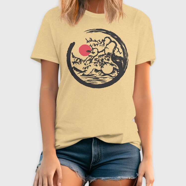Yin Yang Nature, Tricou Barbati (Unisex)