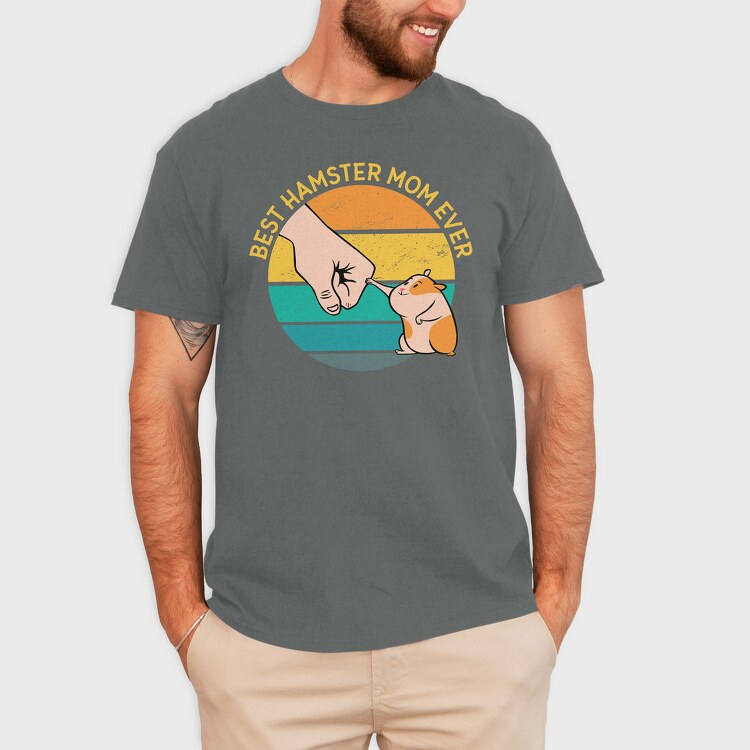 Best Hamster Mother Ever, Tricou Barbati (Unisex)