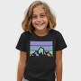 Mountain Retro Sunset, Tricou Copii