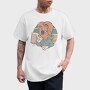 Sloth Animal With Beer Cartoon, Tricou Barbati (Unisex)