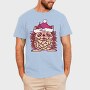 Hedgehog In Christmas Lights, Tricou Barbati (Unisex)