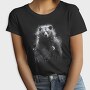 Mystic Bear Monochrome, Tricou Femei