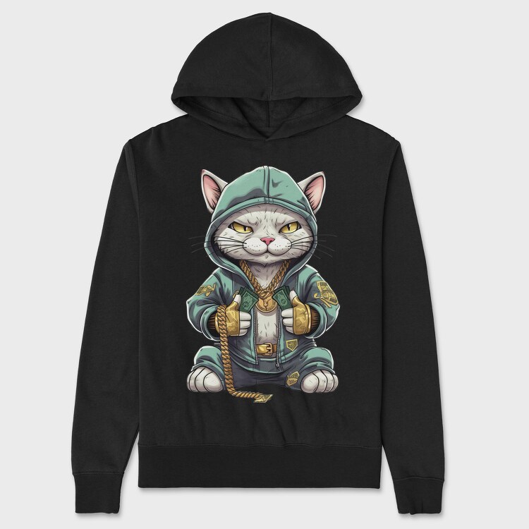 Hanorac Barbati (Unisex), Hiphop Cat