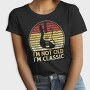 Not Old Classic Retro Guitar, Tricou Femei