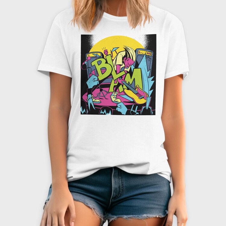 Rockstar Smash Guitar, Tricou Barbati (Unisex)