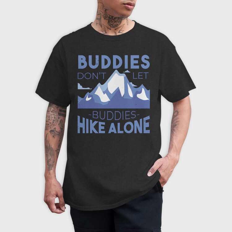 Hike Buddies, Tricou Barbati (Unisex)